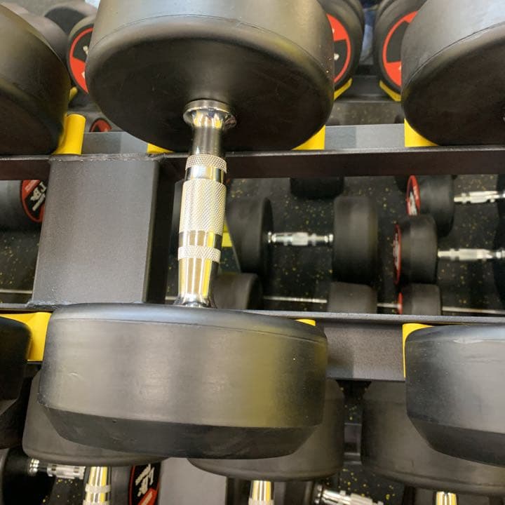 ラバーダンベル　45kg  2個