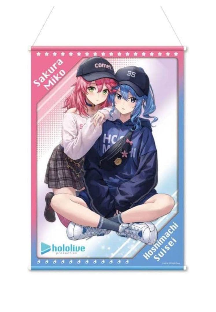 ホロライブ みこめっと モーリーオンライン アクスタ タペストリー