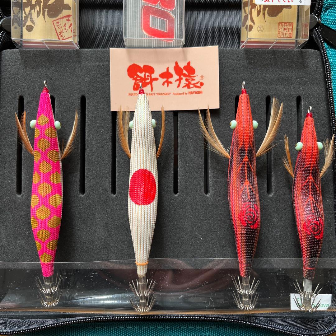 エギ猿　餌木猿　エギザル　林釣漁具製作所　ダイワケースセット