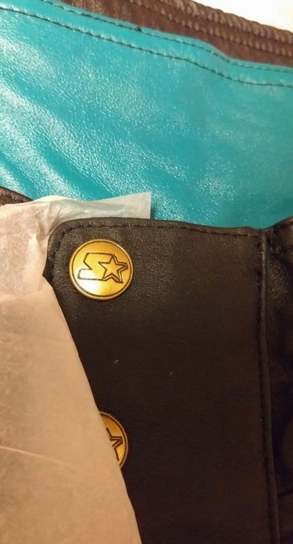 希少　Miami Dolphins 刺繍ロゴレザージャケット　未使用タグ付