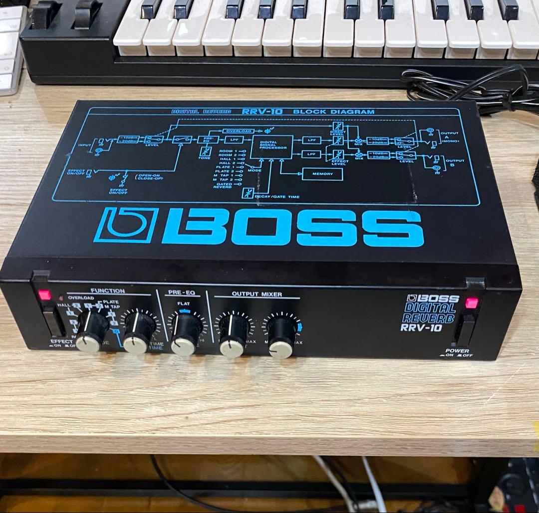 値下げ！BOSS RRV-10 DIGITAL REVERB アダプターおまけ