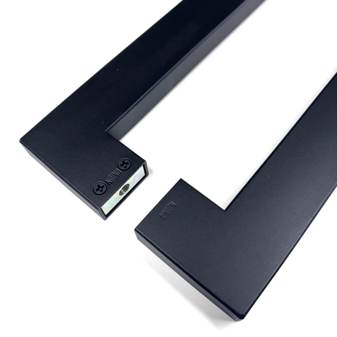 【特価】ユニオンドアハンドルG630 L=820mm パウダリーブラック仕上げ