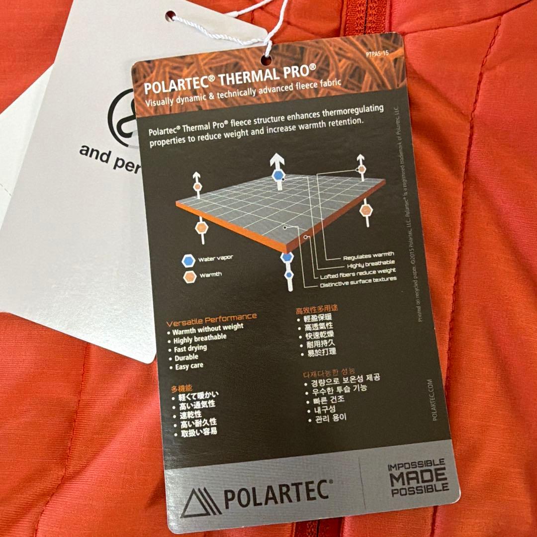 新品未使用　アンパスィ　中綿ベスト　サイズ:L