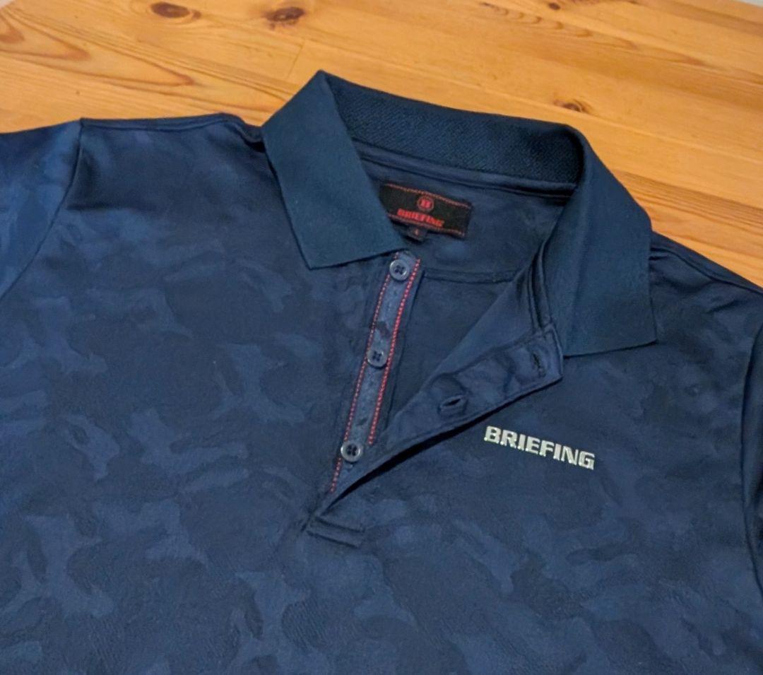 BRIEFING ポロシャツ ネイビーL