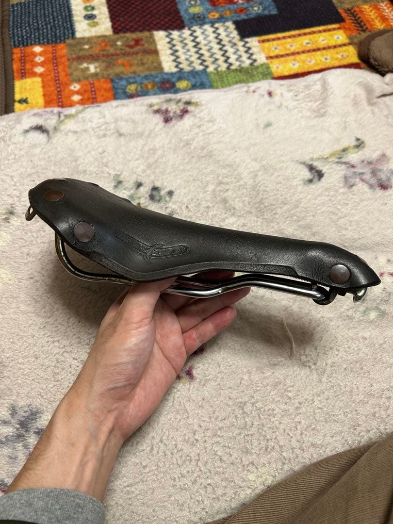 BROOKS SWIFTレザーサドル　ブラック