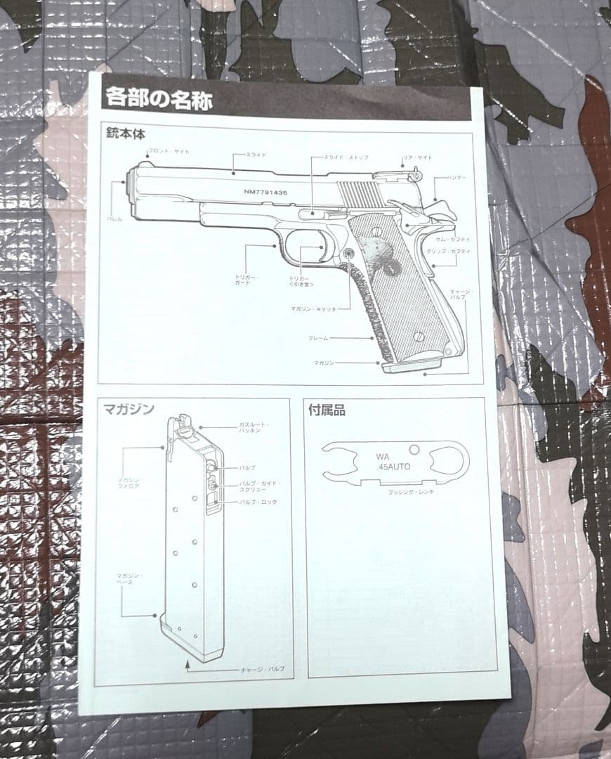 WA ボブチャウ スペシャル リミテッドエディション Ver1 HW ガスガン