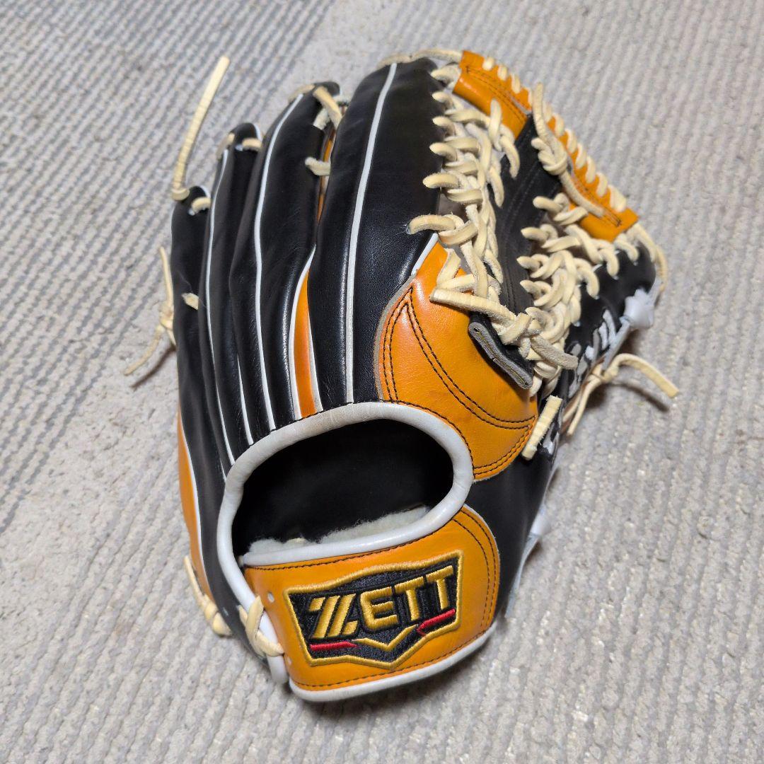 ZETT プロステイタス 硬式外野用 プロ支給品 M-55 千葉ロッテ 神戸