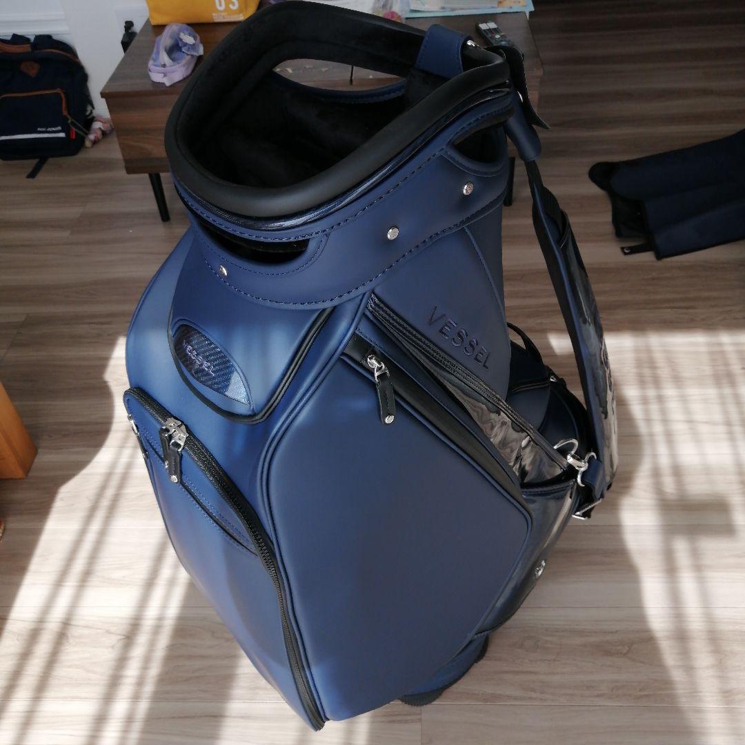 Vessel Prime 2.0 CarbonNavy キャディーバッグ