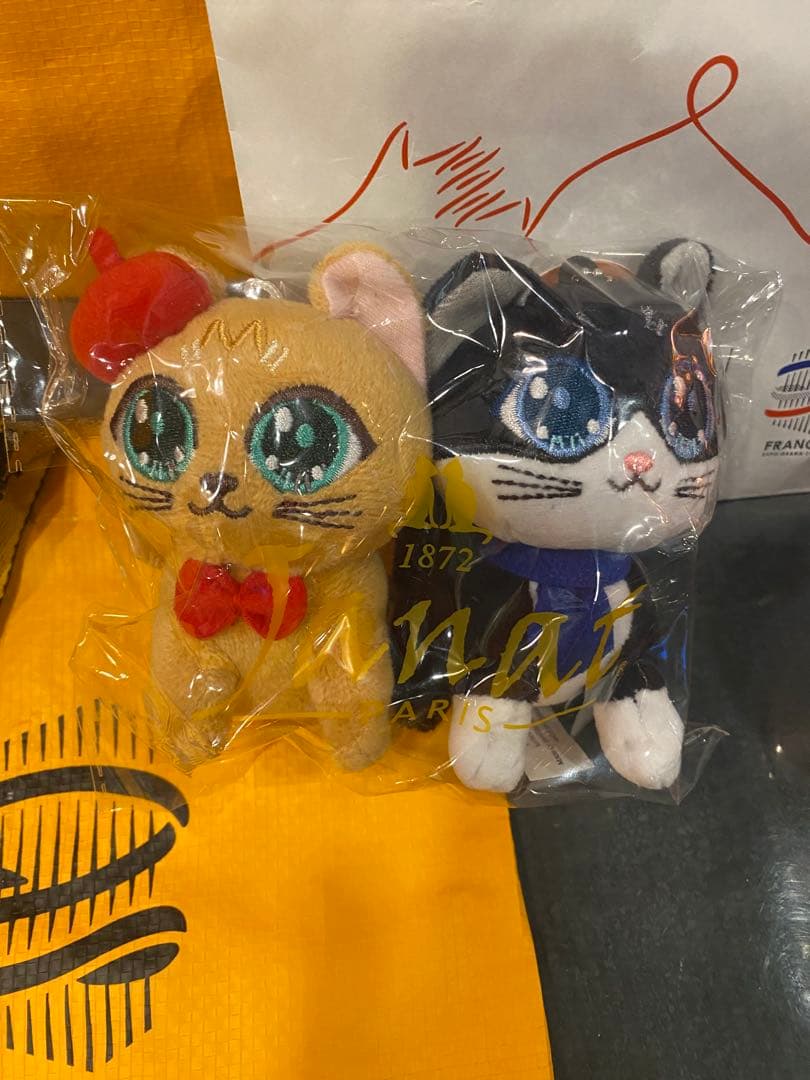 万博フランスJanat 紅茶2個非売品ぬいぐるみ2体トートバッグ2 紙袋1セット