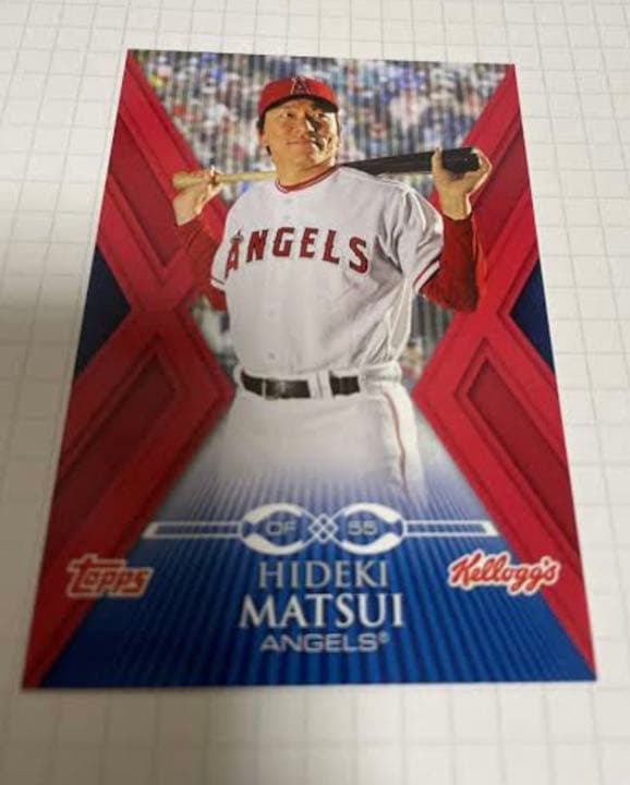 松井秀喜エンゼルス野球カード