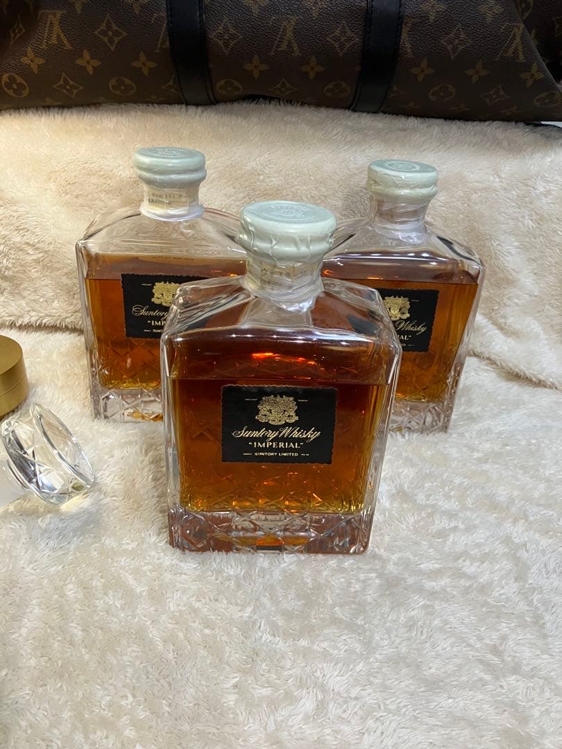 【希少・未開栓】インペリアル カガミクリスタル ウイスキー特級 擦り傷あり
