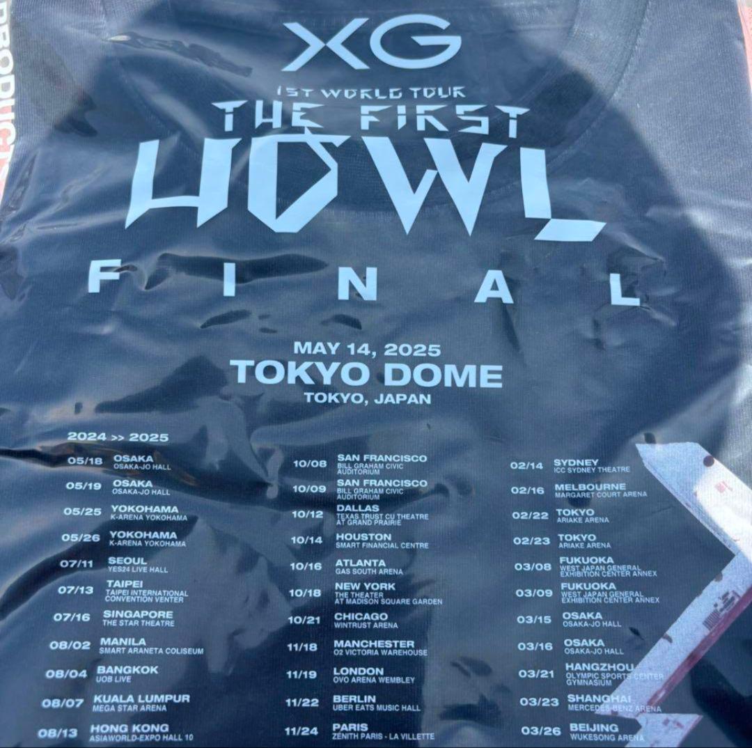 【新品未開封】XG_The First HOWL FINAL Tシャツ