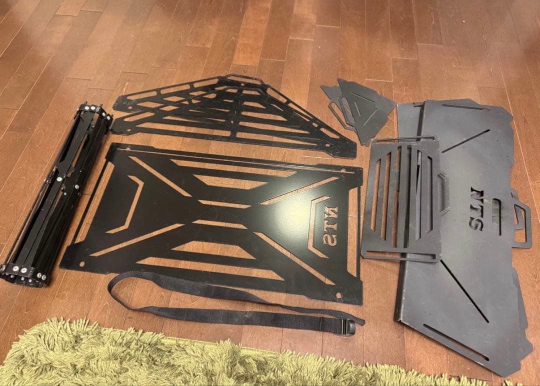 ネイチャートーンズ フュージョングリルツイン 焚き火台＋オプション天板セット