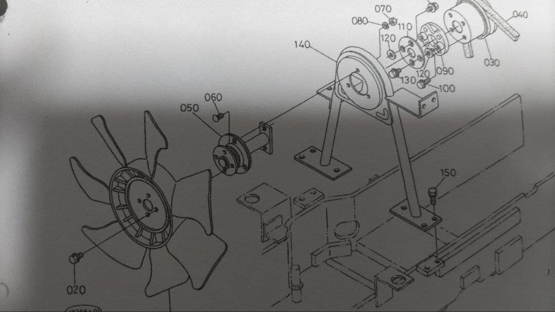 クボタ　トラクター　34070-4030-0 サポート　コンプ　ベアリング