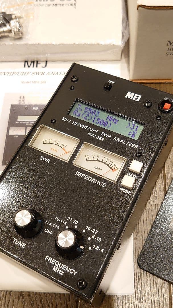 MFJ-269 HF/VHF/UHF アンテナアナライザー 1.8～470MHz