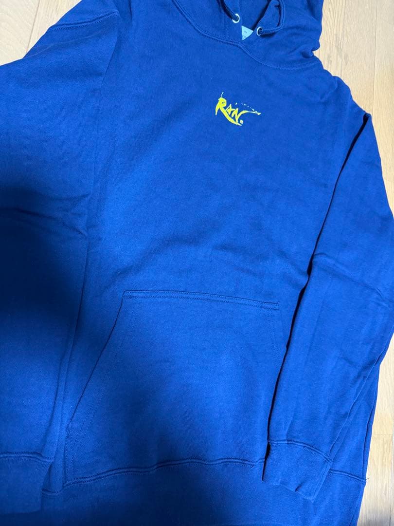 髙橋藍 フーディー パーカー ネイビー 藍色 XL RANロゴシリーズ