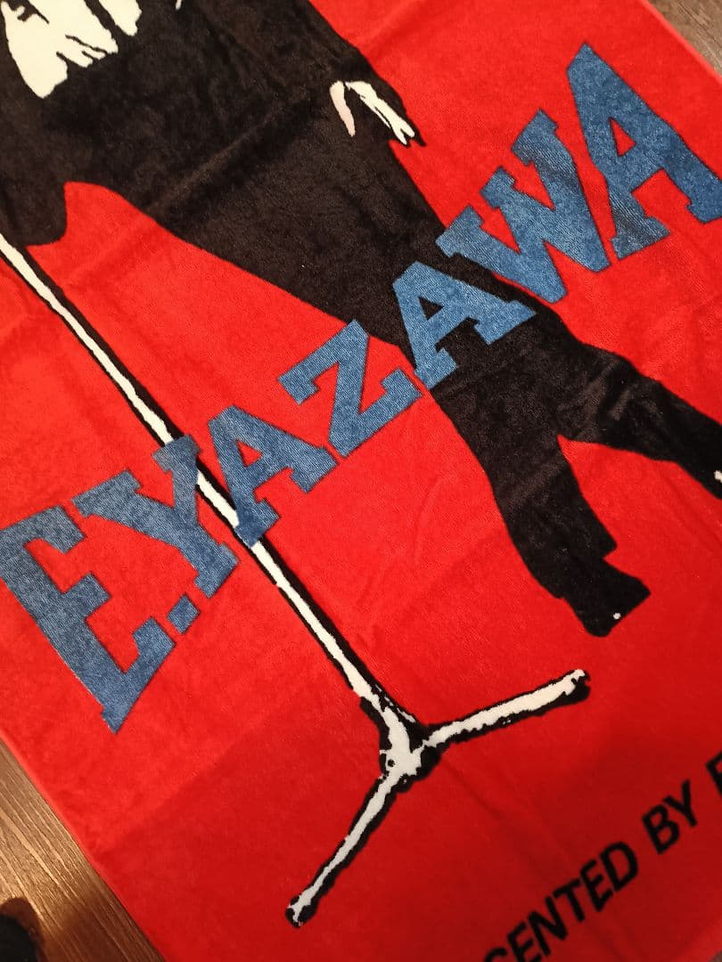 矢沢永吉　スペシャルビーチタオル　SBT（Ｎｅｗ　姿）レッド旧サイズ