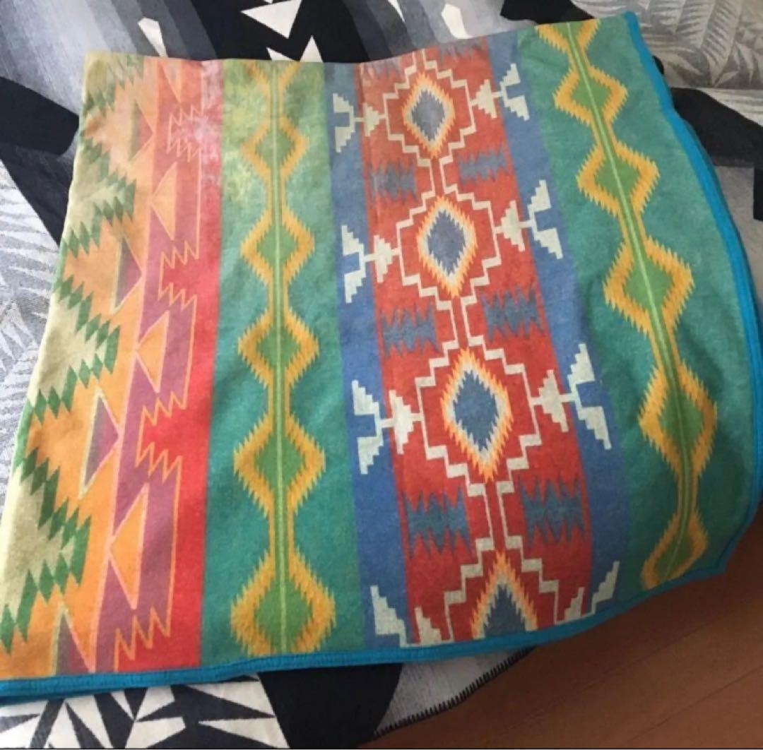 超希少PENDLETON 216×220ネイティブ　ブランケット　ペンドルトン