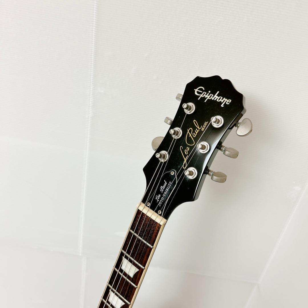 美品 Epiphone エピフォン LesPaul 2010 Tribute 黒
