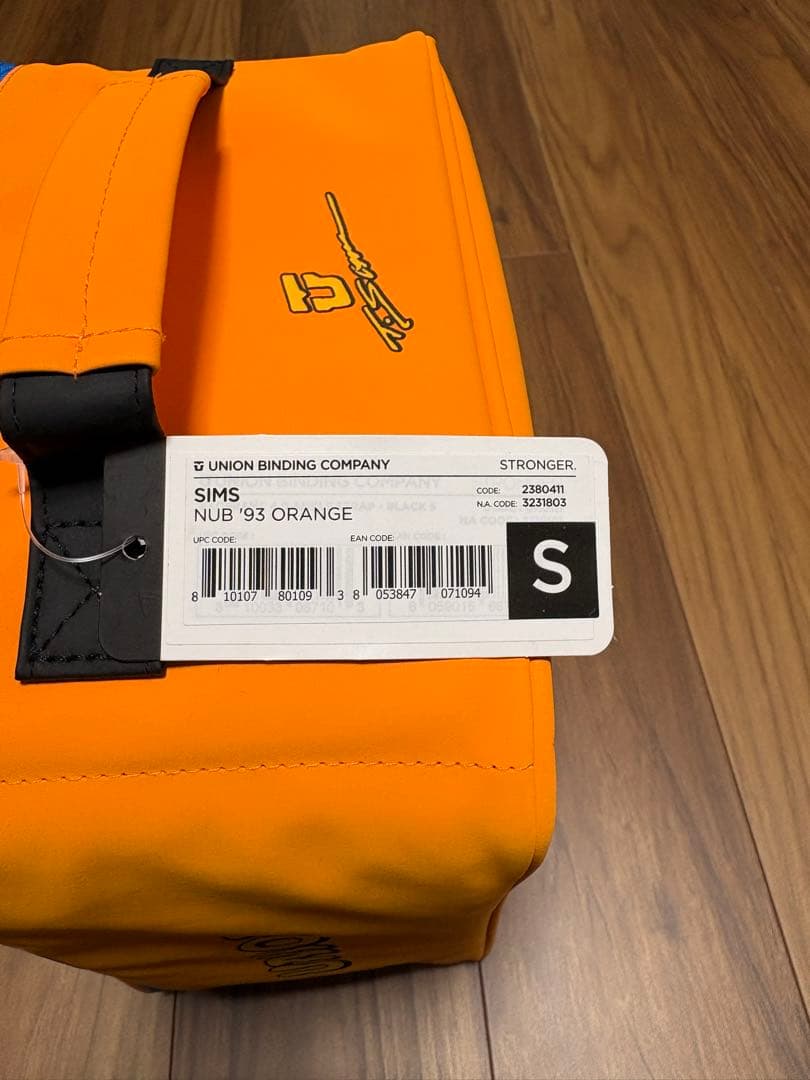 UNION限定レイトモデル SIMS NUB 93 オレンジ 限定