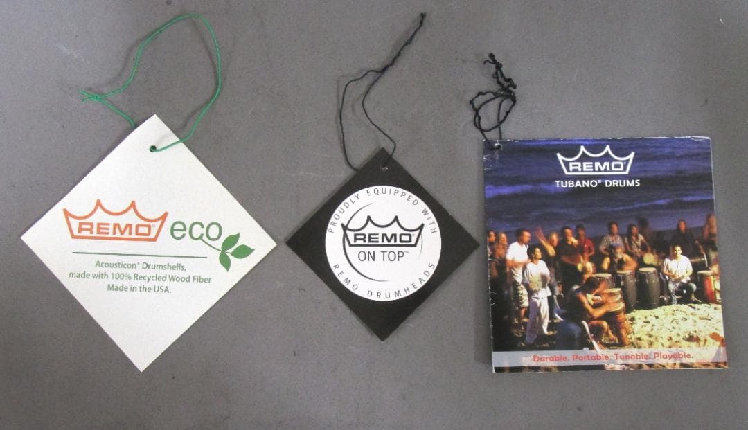打楽器 レモ社［トゥバーノ・ドラムス］REMO FIBERSKYN 3