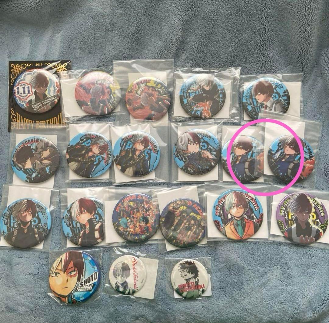 僕のヒーローアカデミア　ヒロアカ　轟焦凍　缶バッジ　原作　オールスター
