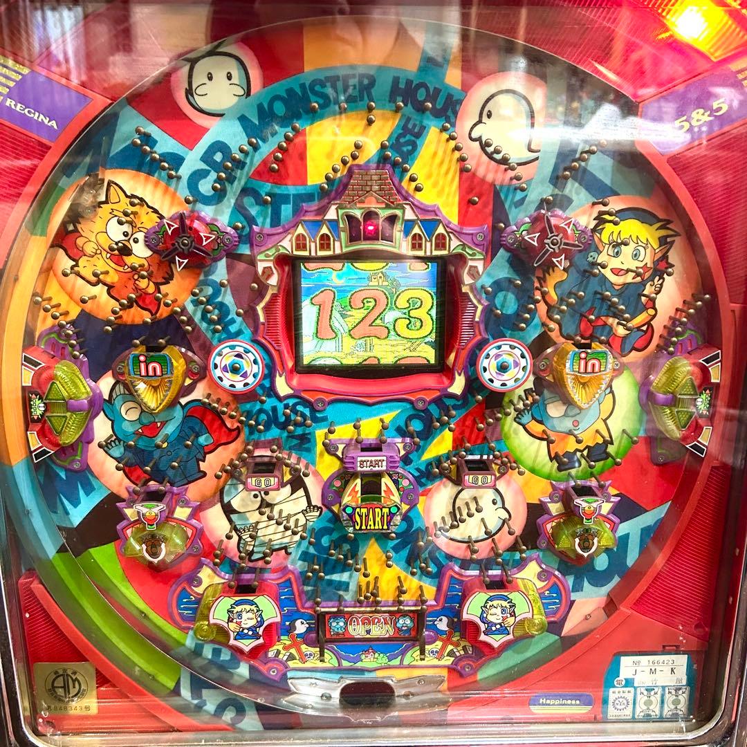 パチンコ実機 「CR モンスターハウス」 動作確認済 現状品