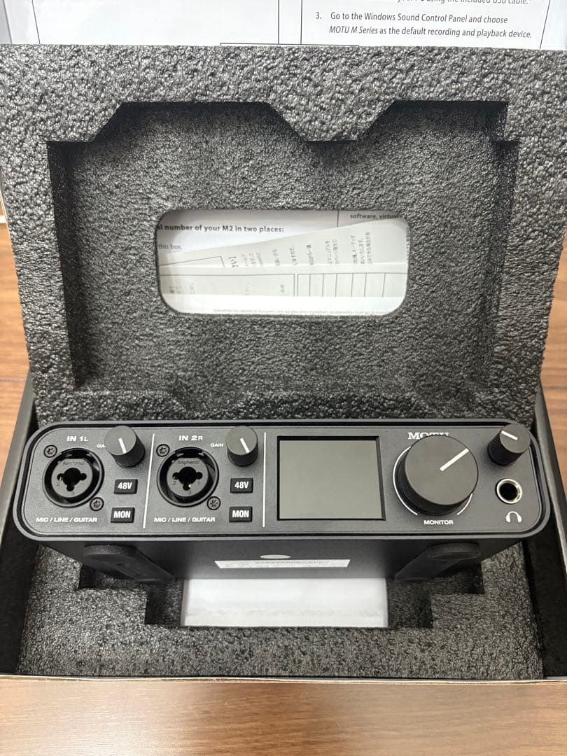 【ほぼ未使用品】MOTU M2 USBオーディオインターフェイス