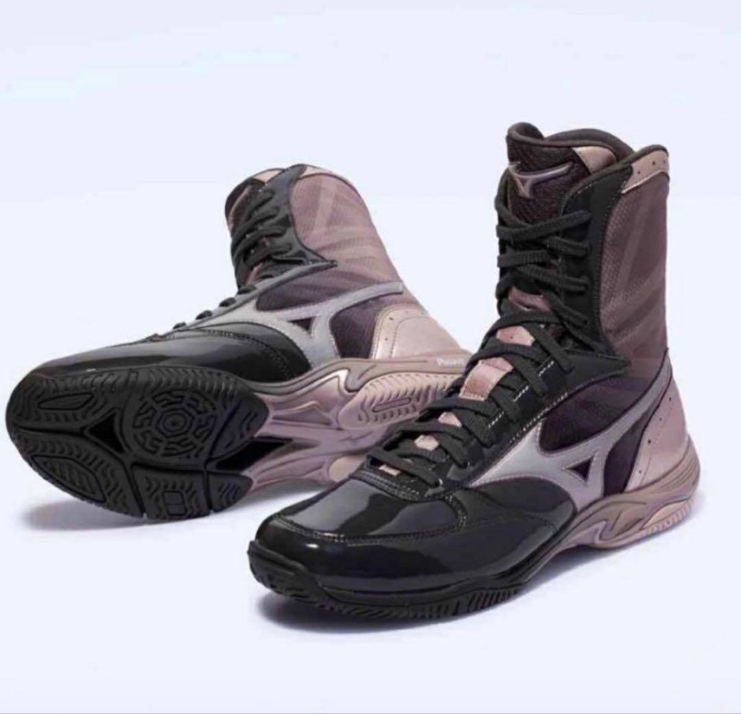 25cm WAVEMONSTER Mizunoボクシングシューズ ブラック