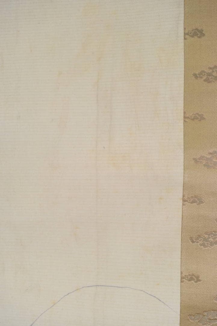 【真作】橋本雅邦/桔梗図/掛軸☆宝船☆AA-950