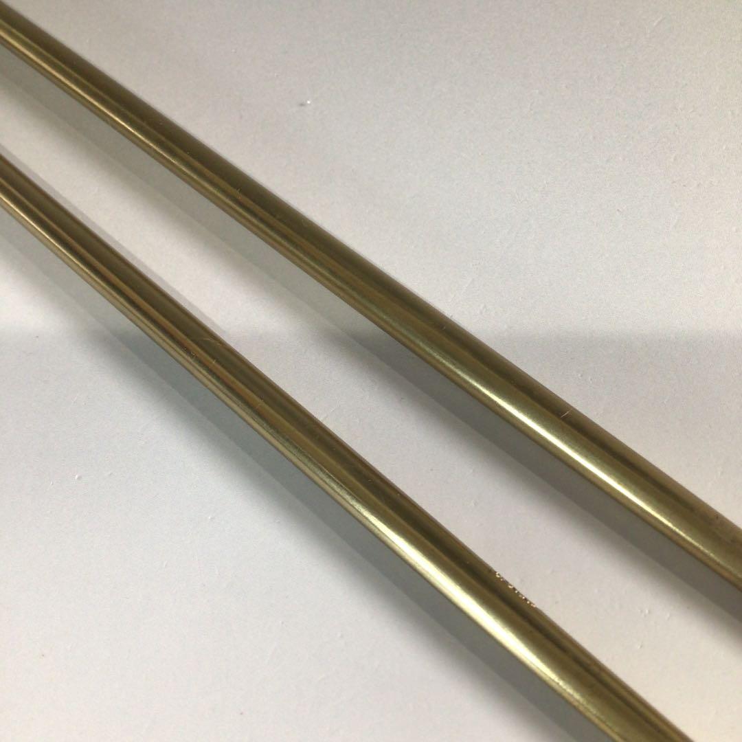 Ｐ７４７　火箸　『木村清雲造』『南鐐』『松笠頭』『飾火箸』　共箱　茶道具