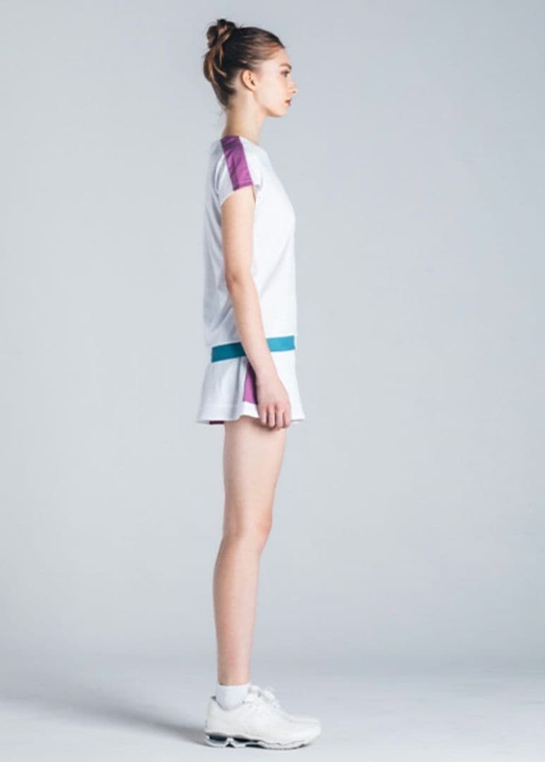 Admiral テニス Tシャツ カラーアソートブロッキング L