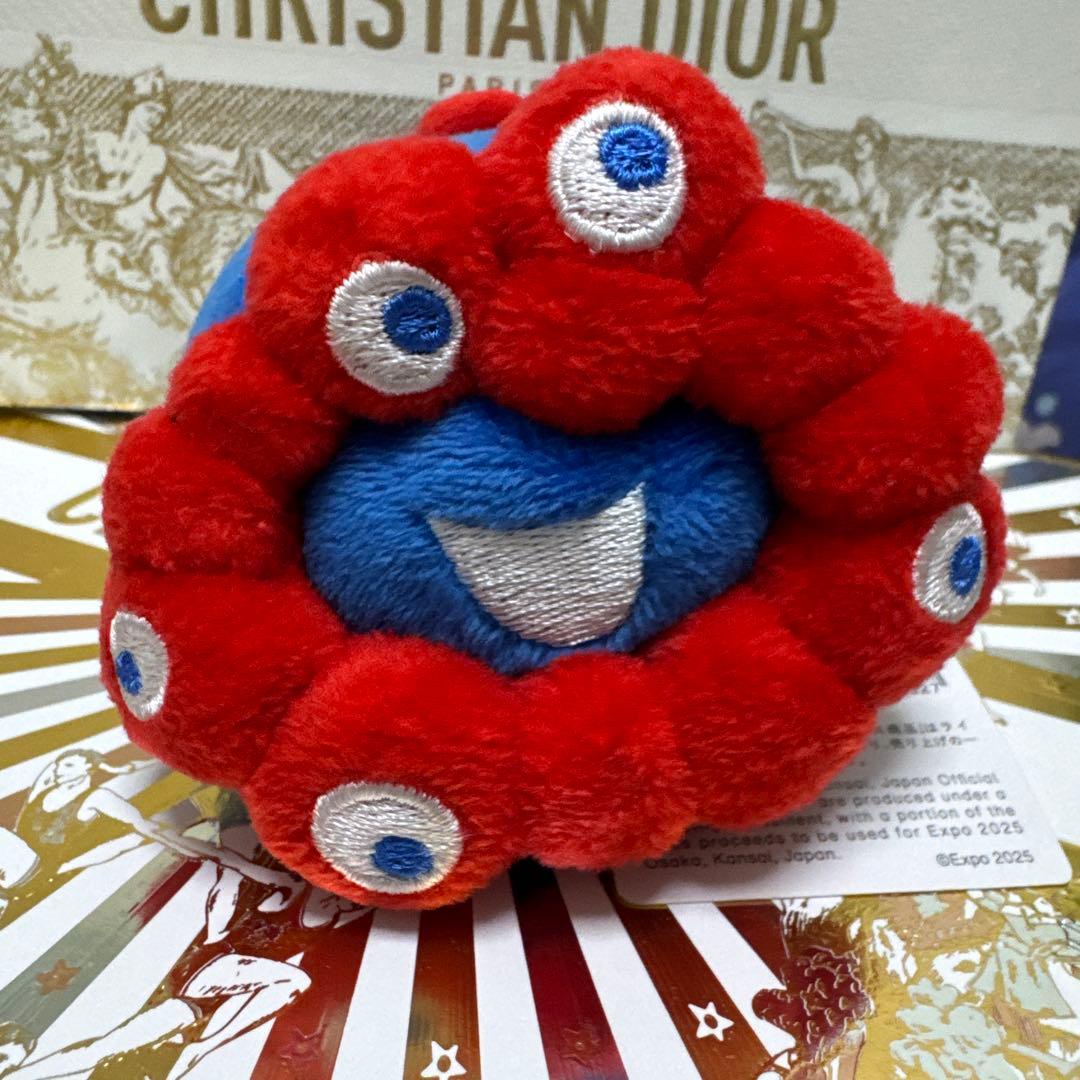 【レア】大阪万博 ミャクミャク ロールお手玉マスコット ぬいぐるみ