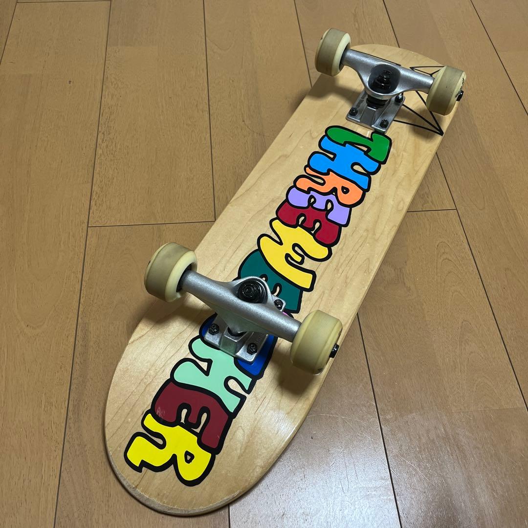 木製スケートボード グリップテープ付き