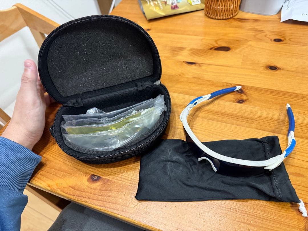 Oakley Radar EV Path サングラス ホワイト/ブルー