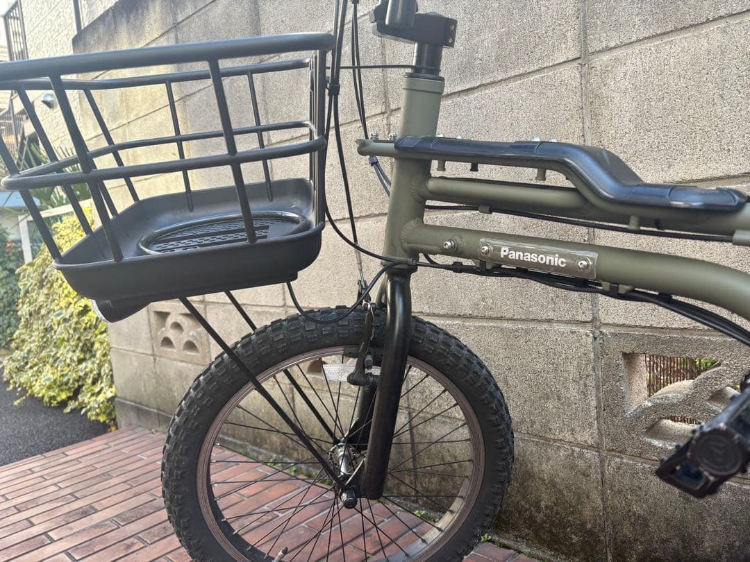Panasonic EZ 電動自転車 Thuleチャイルドシート付き