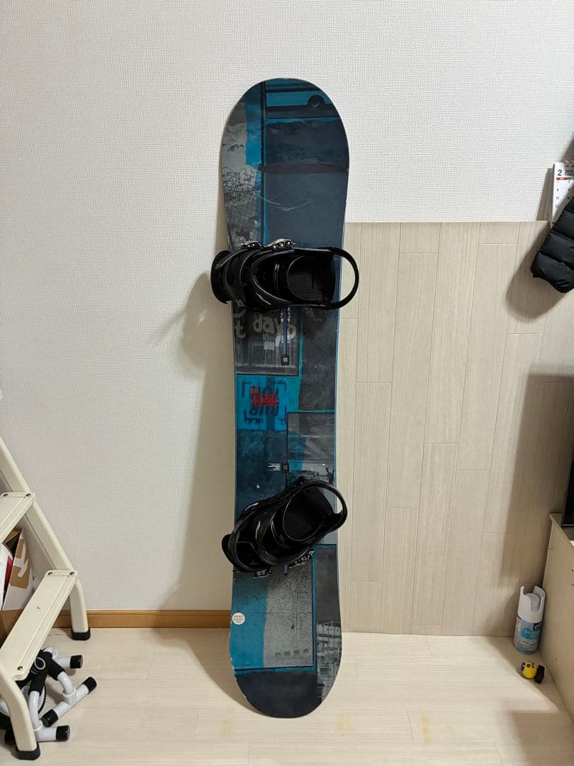 BURTON process バイン付 155cm スノーボード2点セット