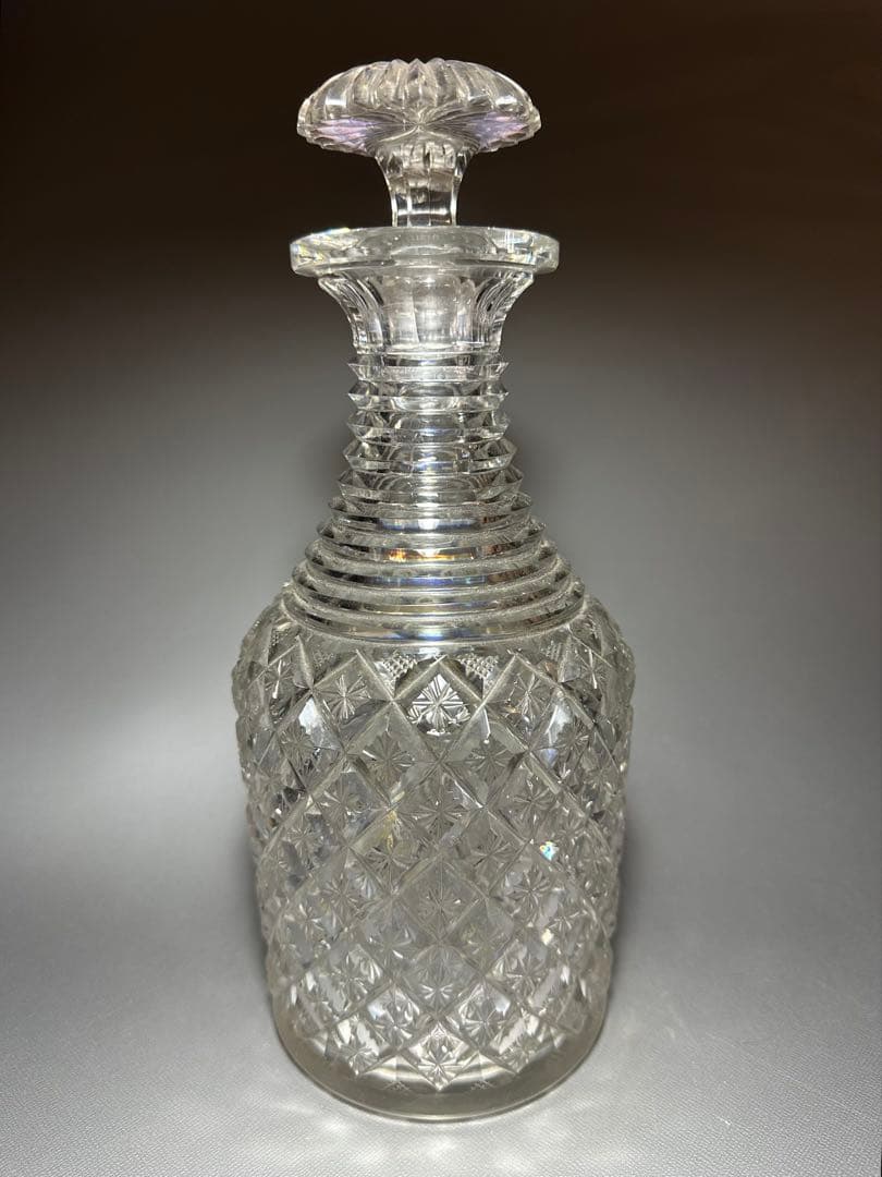 江戸切子　デキャンタ　江戸ガラス　桐箱