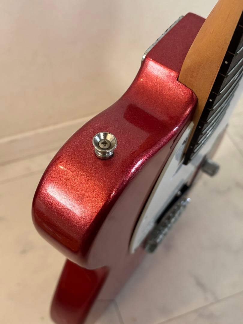 プレイテック Playtech テレキャスター タイプ エレキギター レッド 赤