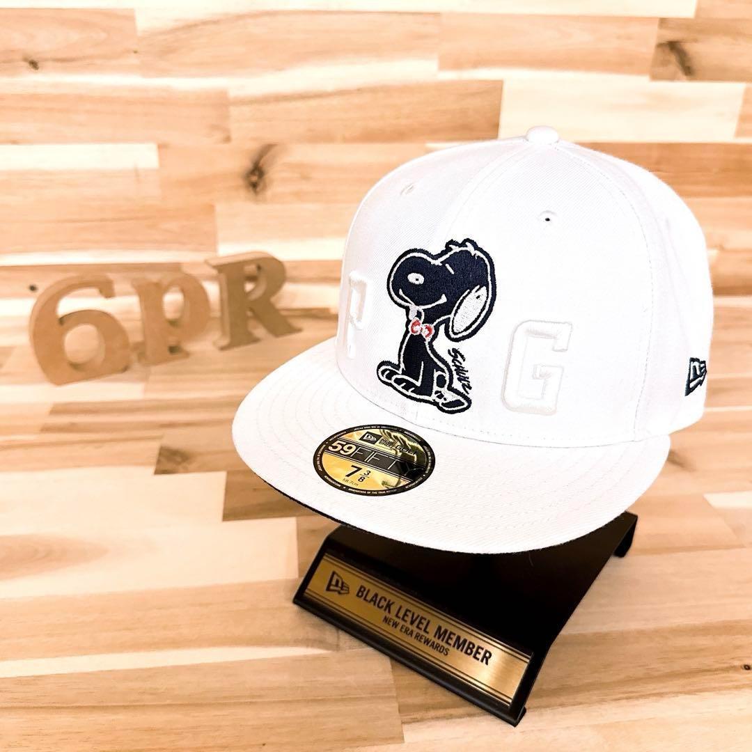 激レア/廃番【ニューエラ×パーリーゲイツ×スヌーピー】限定コラボ キャップ白×紺
