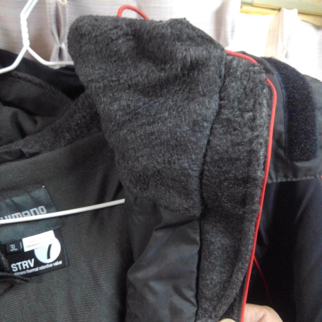 (美品)シマノ RB-055Jドライシールド・コールドウェザースーツ 防寒着3L