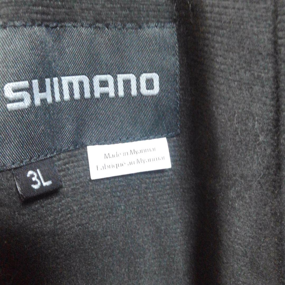 (美品)シマノ RB-055Jドライシールド・コールドウェザースーツ 防寒着3L
