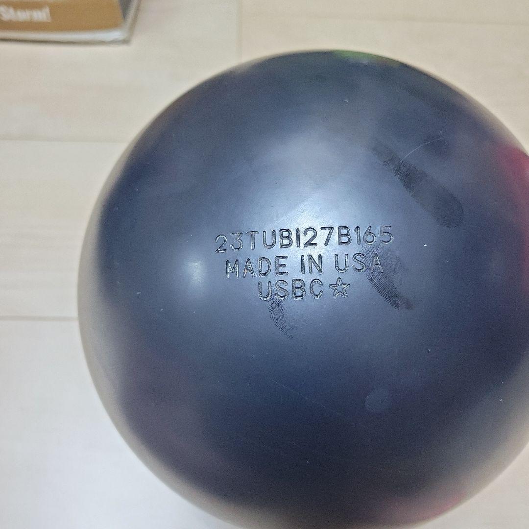 STORM ピッチブラック15ポンド プラグなしボウリングボール　2オンス