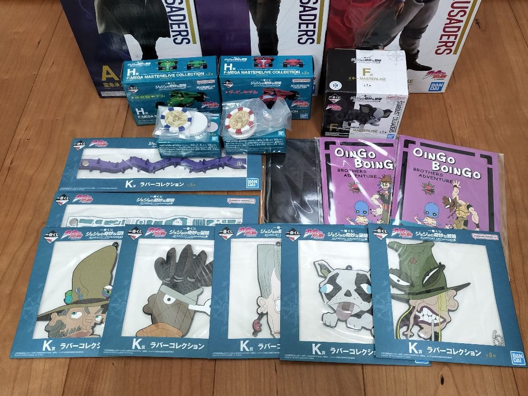一番くじ ジョジョの奇妙な冒険 A賞〜F賞 ラストワン賞 フィギュアフルコンプ