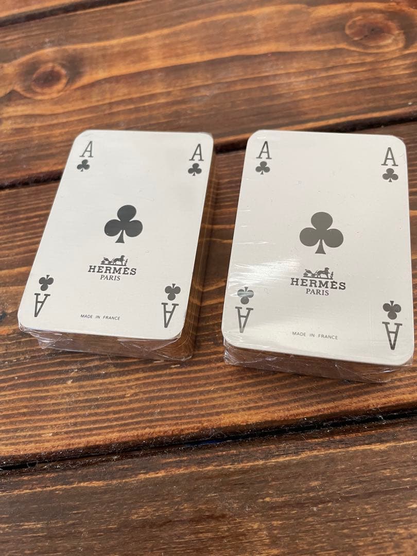 ★HERMES★犬柄 ミニトランプ未使用品★