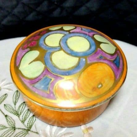 超レアー、スージークーパー、グロリアラスター、蓋付小物入れ、約100年前の作製！