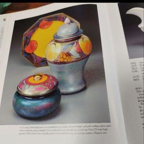 超レアー、スージークーパー、グロリアラスター、蓋付小物入れ、約100年前の作製！