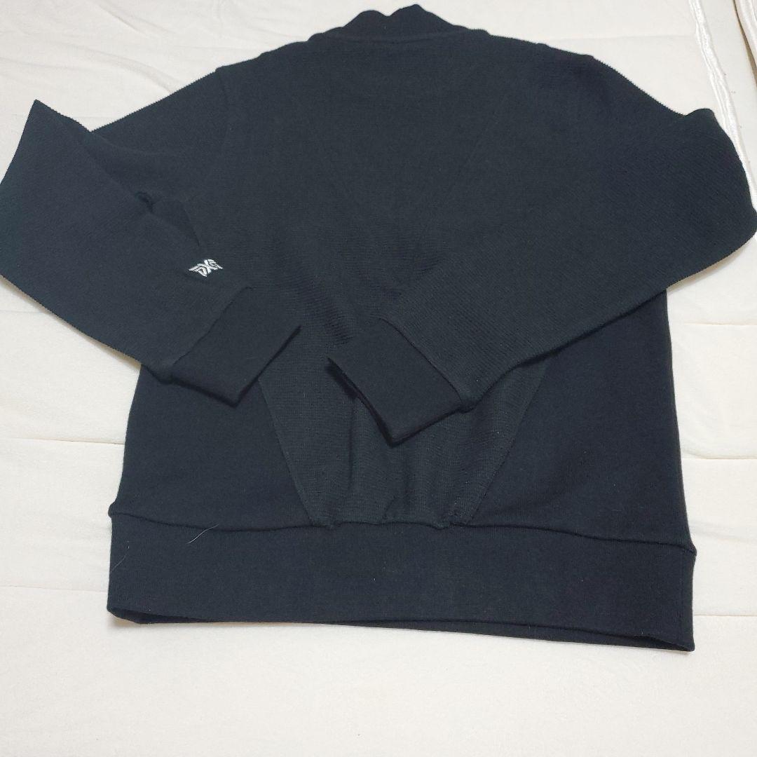 PXG ブラック クルーネックセータートレーナー