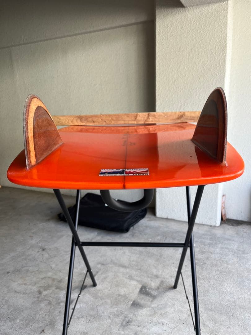 DMS オーストラリア製 ミニシモンズ5'5\" ツインウッドフィン 深コンケーブ