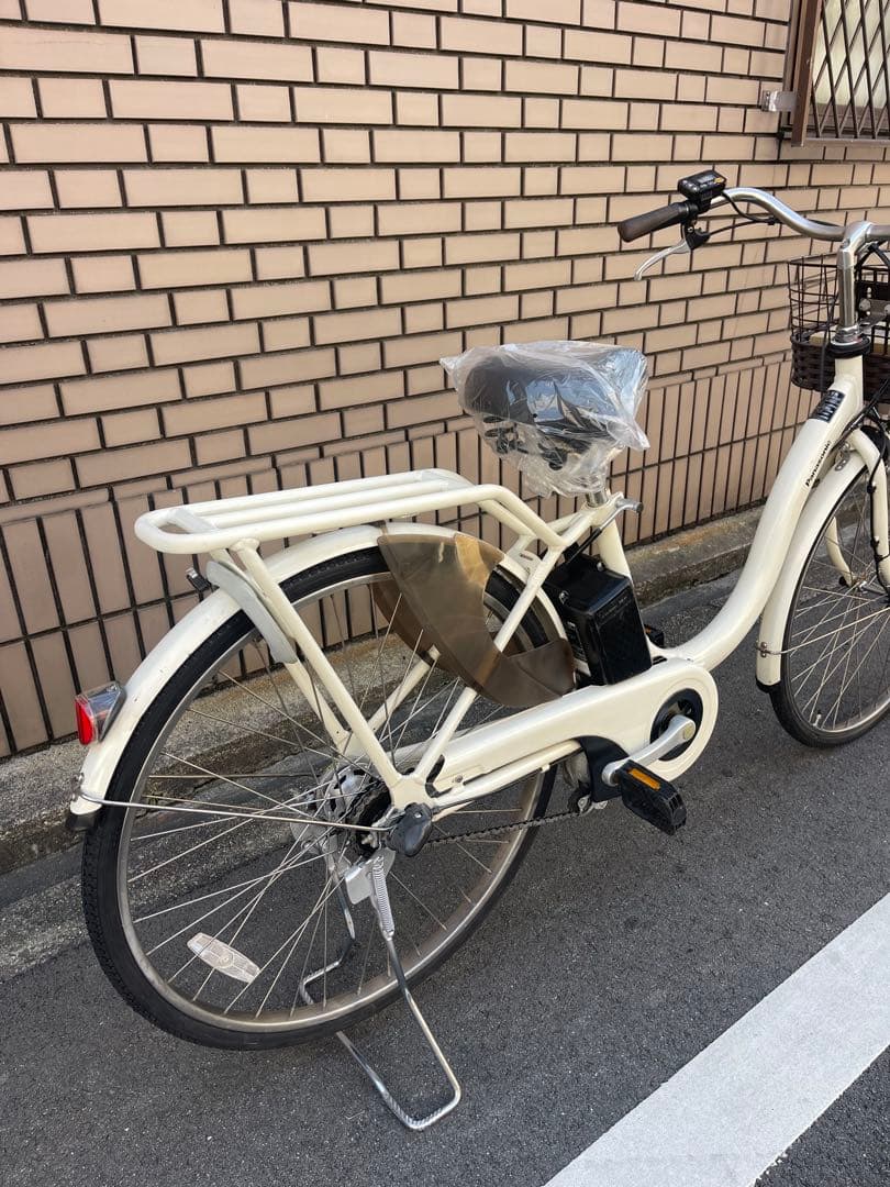 16ahホワイトパナソニック26インチ電動アシスト自転車